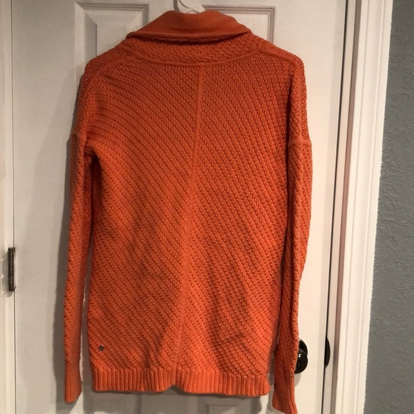 SOLD - Lululemon orange cardigan size 6 - Picture 6 of 6